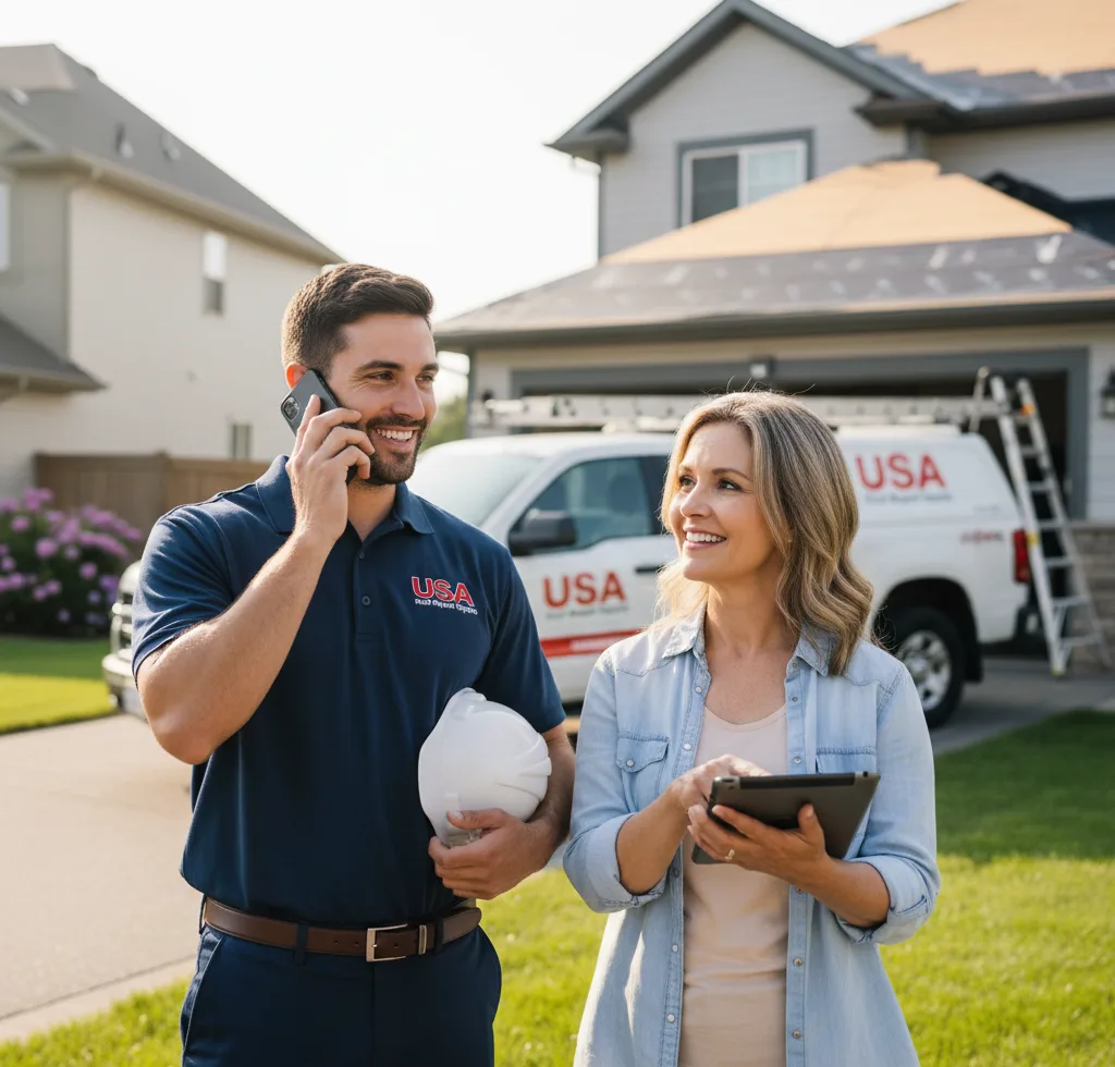 USA Roof Repair Experts customer support in Farnham